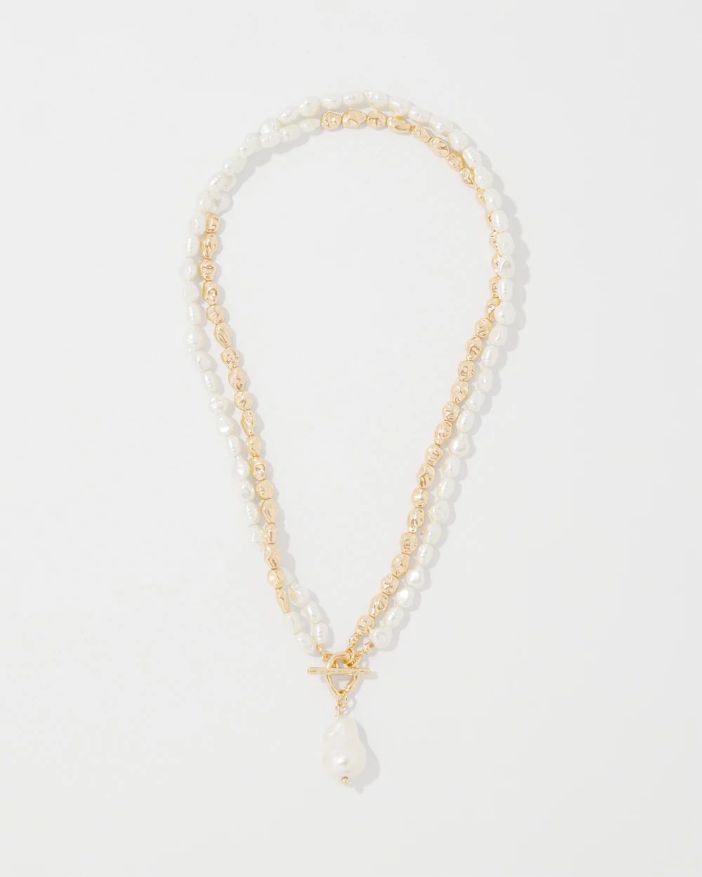 Multi Pearl Strand Necklace | White House Black Market